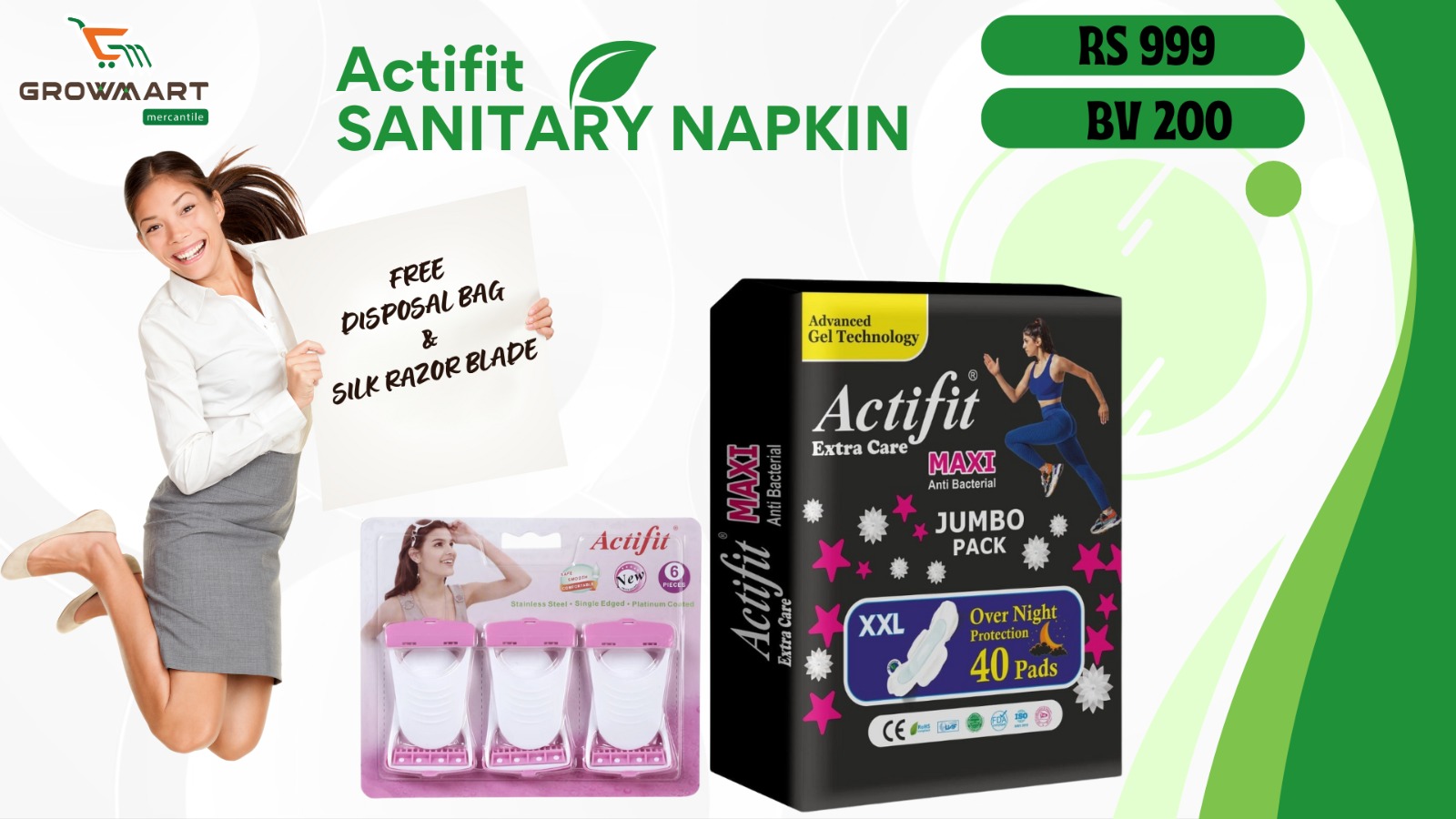 Actifit Sanitary Napkin